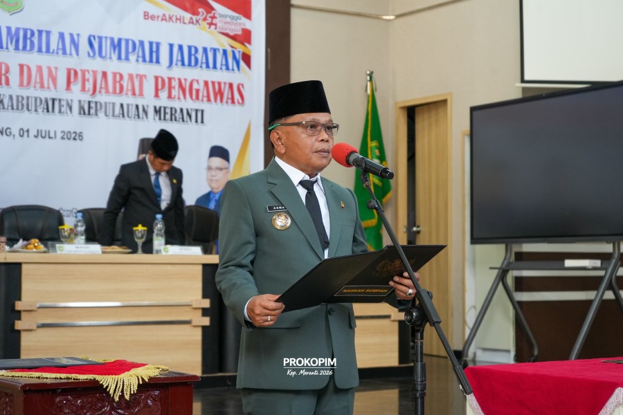 Bupati Asmar Lantik 38 Pejabat, Tekankan Integritas dan Profesionalisme ASN