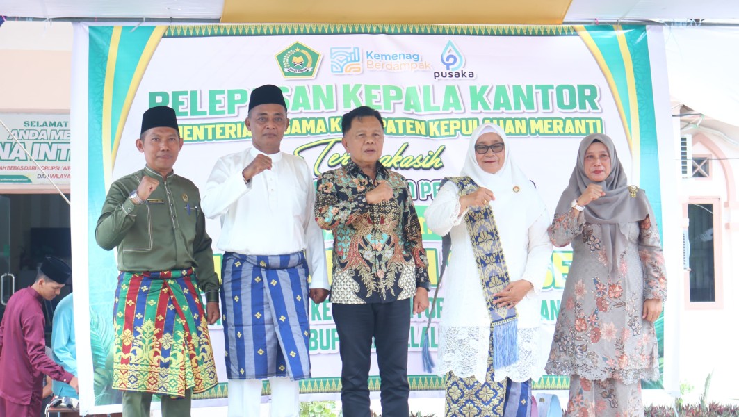 Bupati Asmar Hadiri Lepas Sambut Kakan Kemenag Kepulauan Meranti