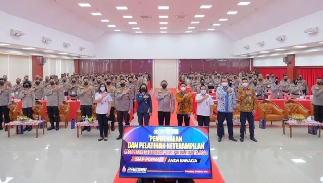 Kapolda Riau Buka Pelatihan Bagi Personel Akan Pensiun