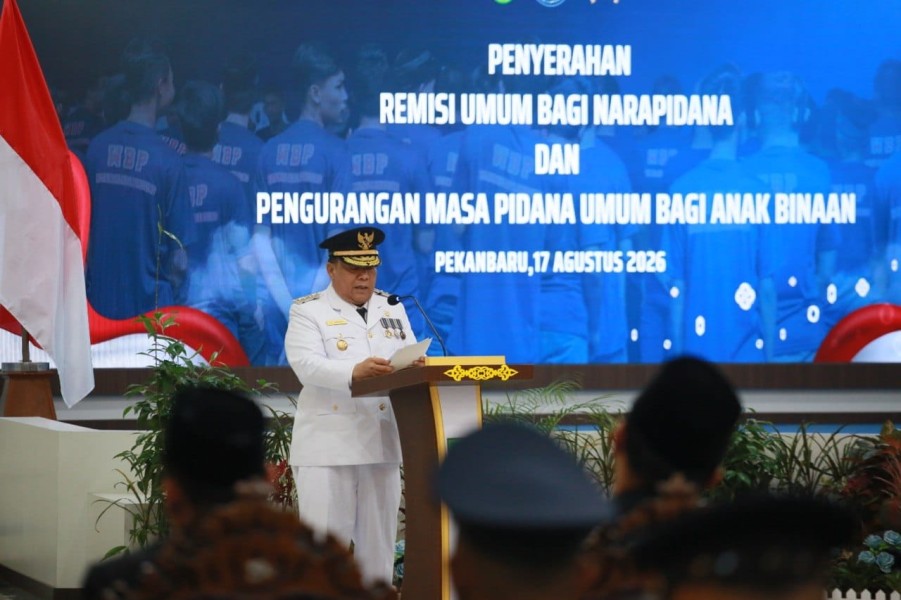 10.987 Narapidana di Riau Terima Remisi HUT ke-81 RI