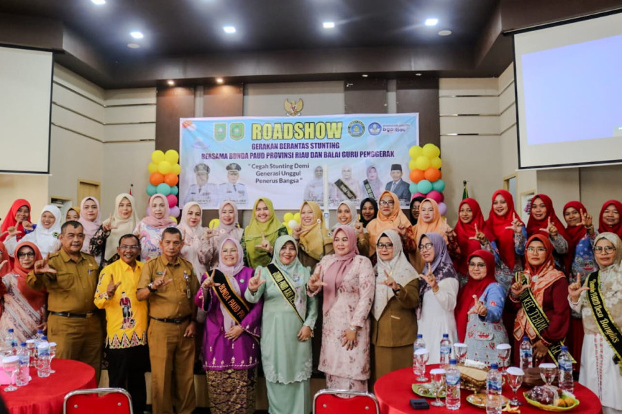 Pokja Bunda PAUD Kepulauan Meranti Taja Roadshow Gerakan Berantas Stunting