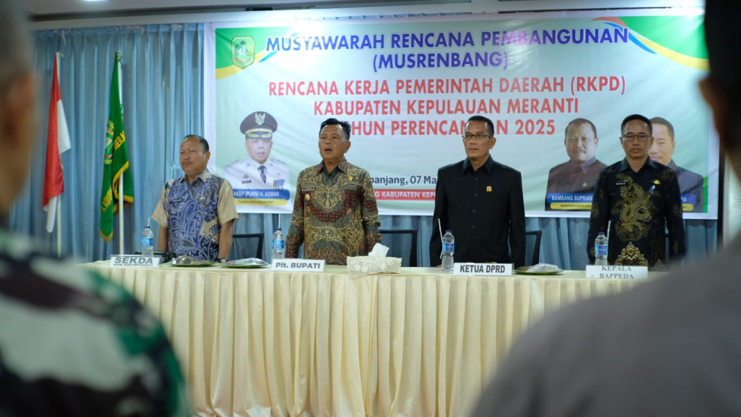 Ketua DPRD Meranti Ikuti Musrenbang RKPD Kabupaten Kepulauan Meranti TA 2025
