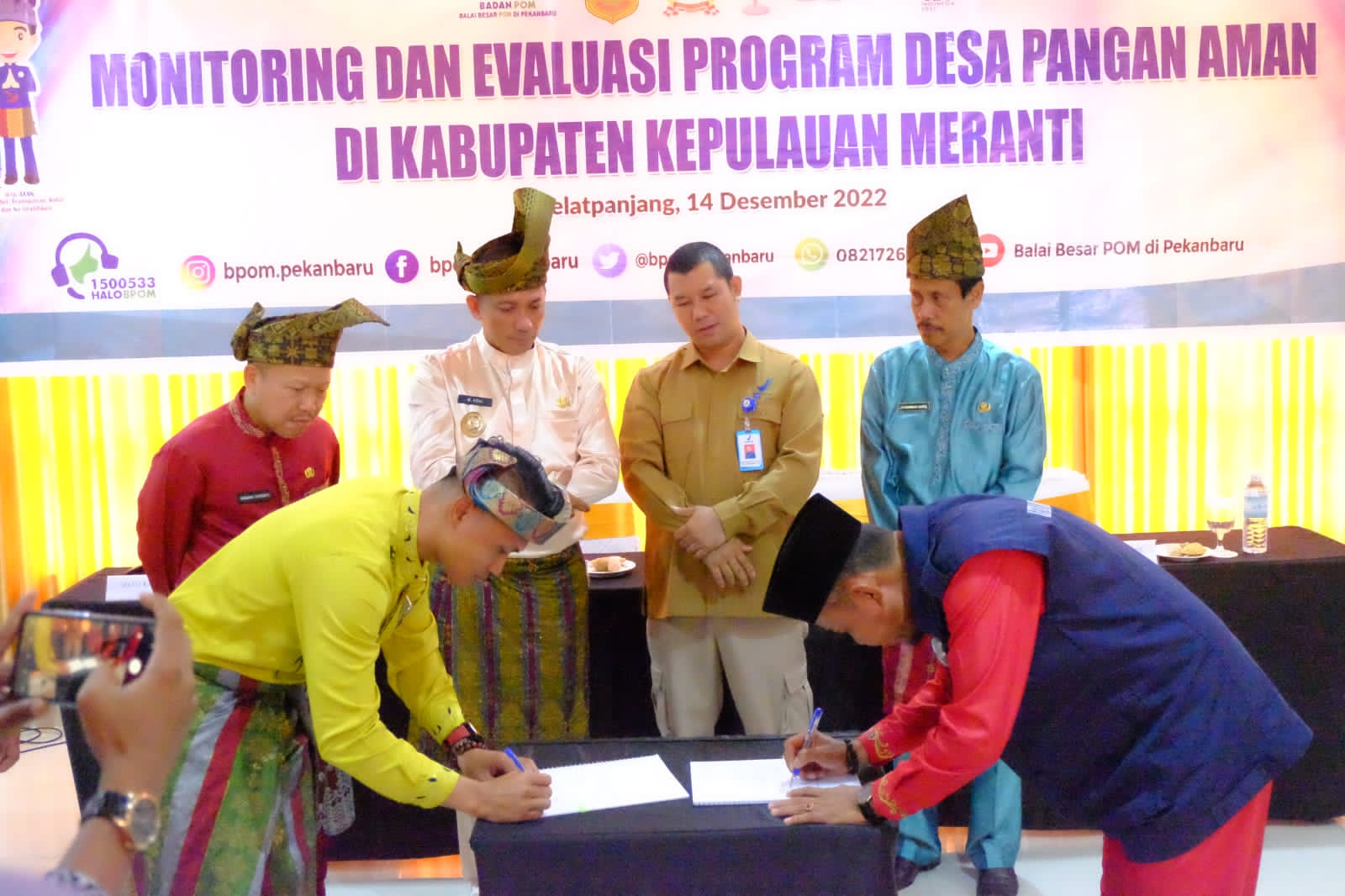 Bupati M Adil Minta BPOM Pastikan Makanan Aman di Kepulauan Meranti
