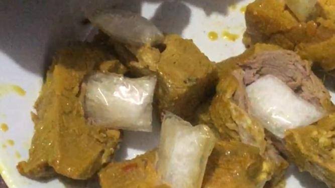 Petugas Lapas Berhasil Gagalkan Penyelundupan Gulai Daging Isi Sabu