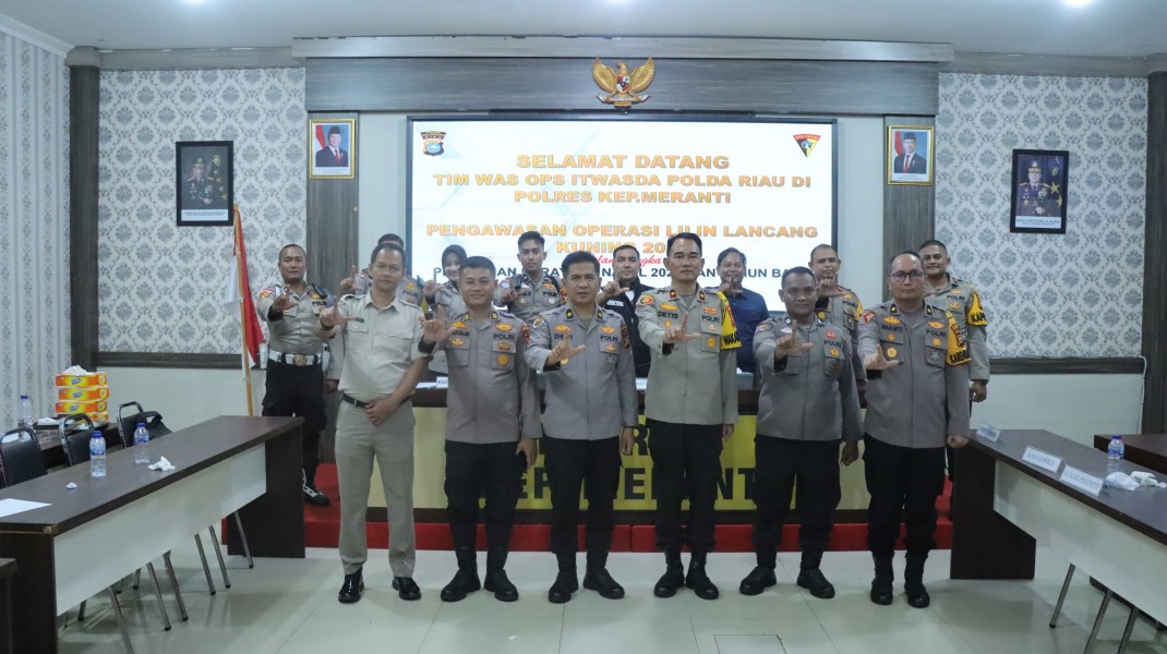 Tim Was Ops Itwasda Polda Riau Cek Langsung Operasi Lilin 2025 di Meranti