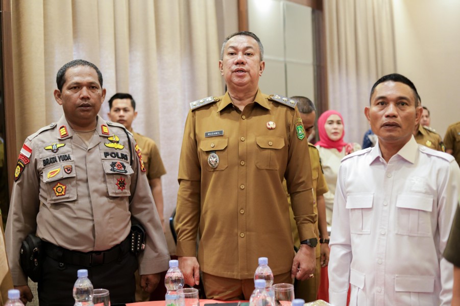 Wakil Bupati Kepulauan Meranti Ikuti Rakor Pembinaan Forkopimda yang Ditaja Kemendagri