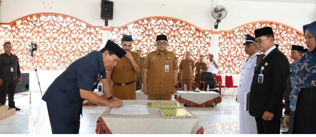 Pemkab Rohul Lakukan Rotasi Pejabat Pimpinan Tinggi Pratama Eselon II, III dan IV