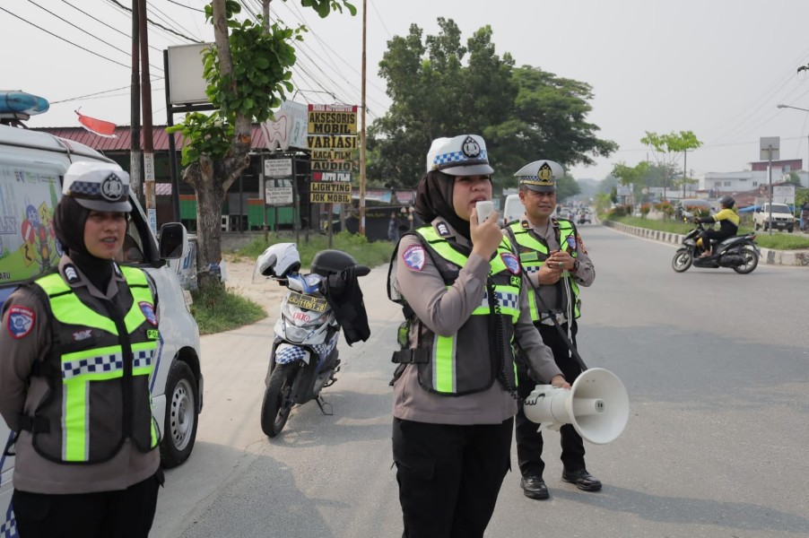 Pelanggaran Tak Pakai Helm di Pekanbaru Melonjak, Tembus 202 Kasus pada Agustus
