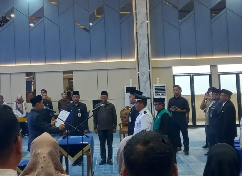 Jajaran Pejabat Pemko Pekanbaru Dirombak, 19 Nama Resmi Dilantik