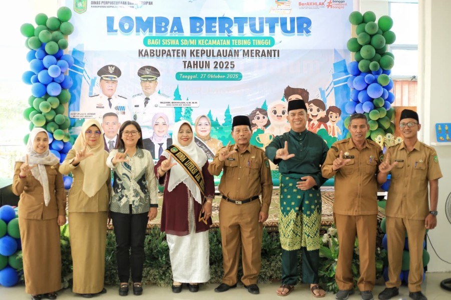 Pemkab Meranti Dorong Gerakan Literasi Lewat Lomba Bertutur Siswa SD dan MI