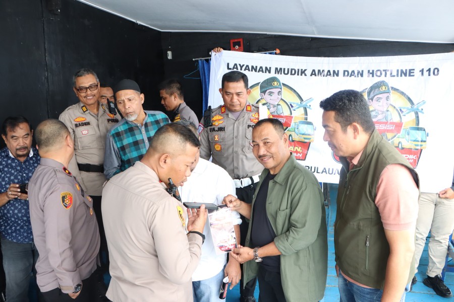 Polres Meranti Buka Layanan Penitipan Kendaraan Gratis dan Hotline Mudik Polri 110