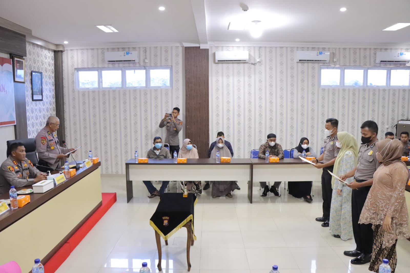 Polres Kepulauan Meranti Gelar Sidang BP4R Bagi 2 Personel yang Akan Menikah