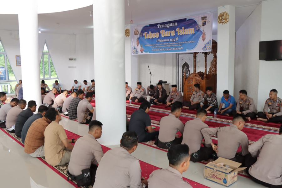 Polres Kepulauan Meranti Gelar Siraman Rohani bagi Personel