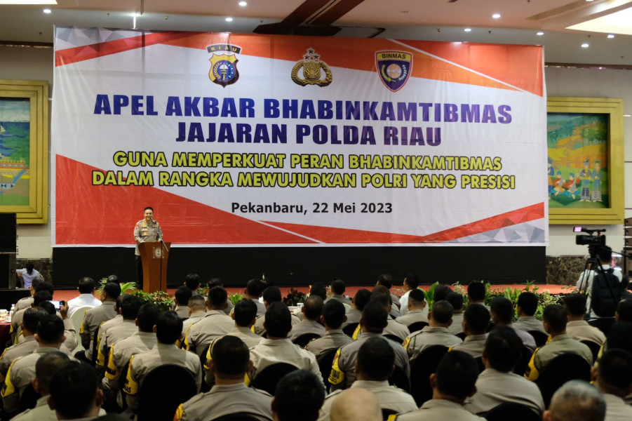 Pimpin Apel Akbar Bhabinkamtibmas, Kapolda Riau Irjen M Iqbal Sampaikan Pesan Penting