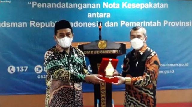 Pemprov Riau dan Ombudsman RI Bersinergi Tingkatkan Kualitas Pelayanan Publik