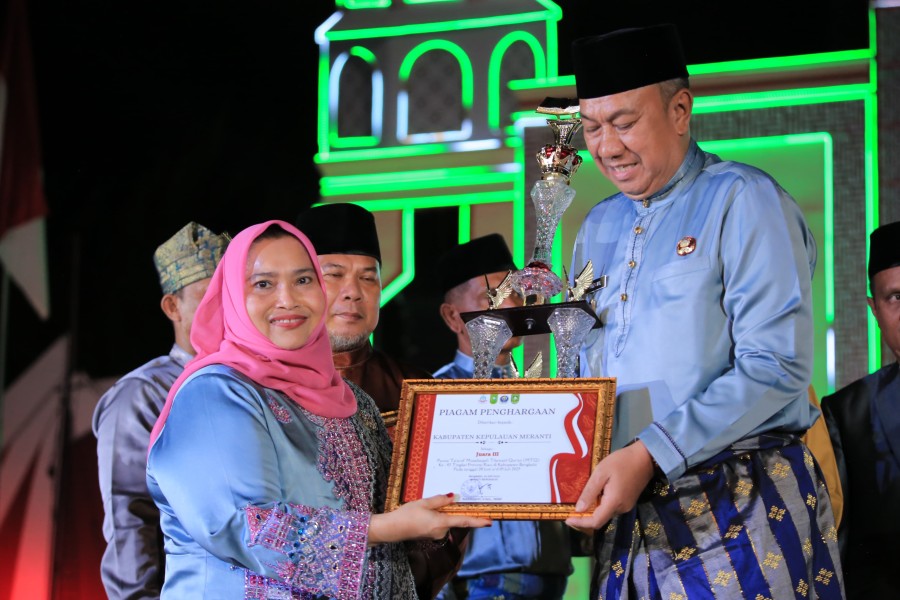 Meranti Juara III Pawai Taaruf, Tempati Posisi 10 di MTQ Riau Tahun 2025