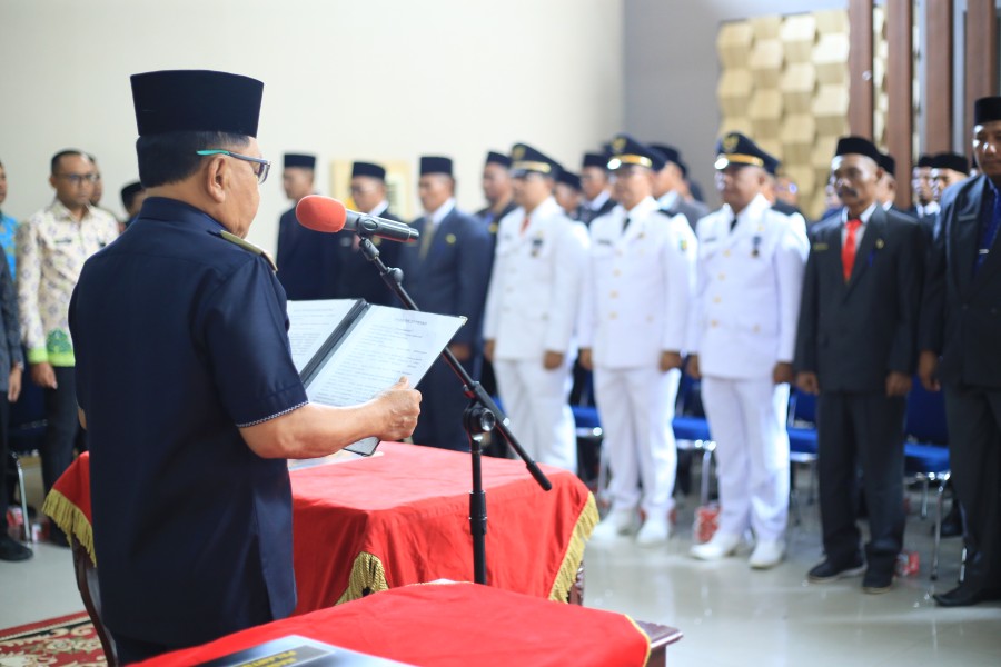 Bupati Asmar Lantik 42 Pejabat, Tekankan Integritas dan Kinerja Profesional