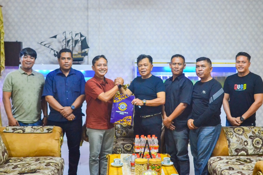 Terima Kunjungan Danposal, Bupati Asmar Bahas Stabilitas Wilayah dan Pembangunan