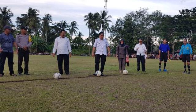 Turnamen Sepakbola Kuala Merbau Cup 2018 Resmi Dibuka