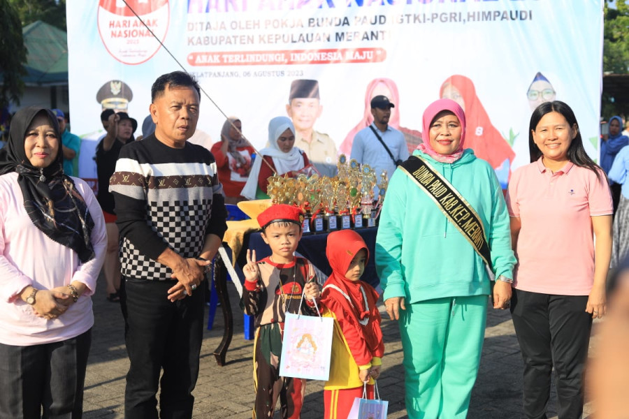 Bersama Masyarakat, Pemkab Kepulauan Meranti Peringati Hari Anak Nasional Tahun 2023