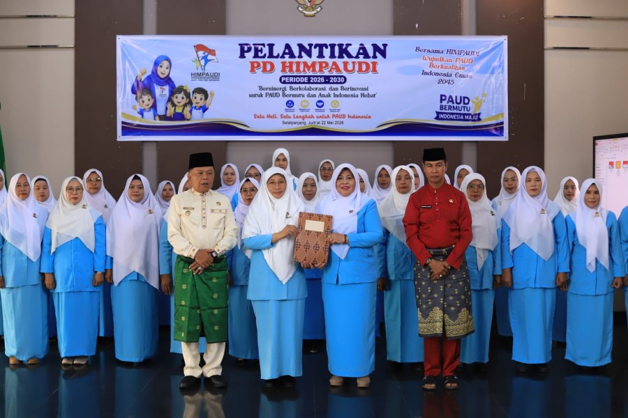 Bupati Kepulauan Meranti Hadiri Pelantikan Pengurus HIMPAUDI Masa Bhakti 2026–2030