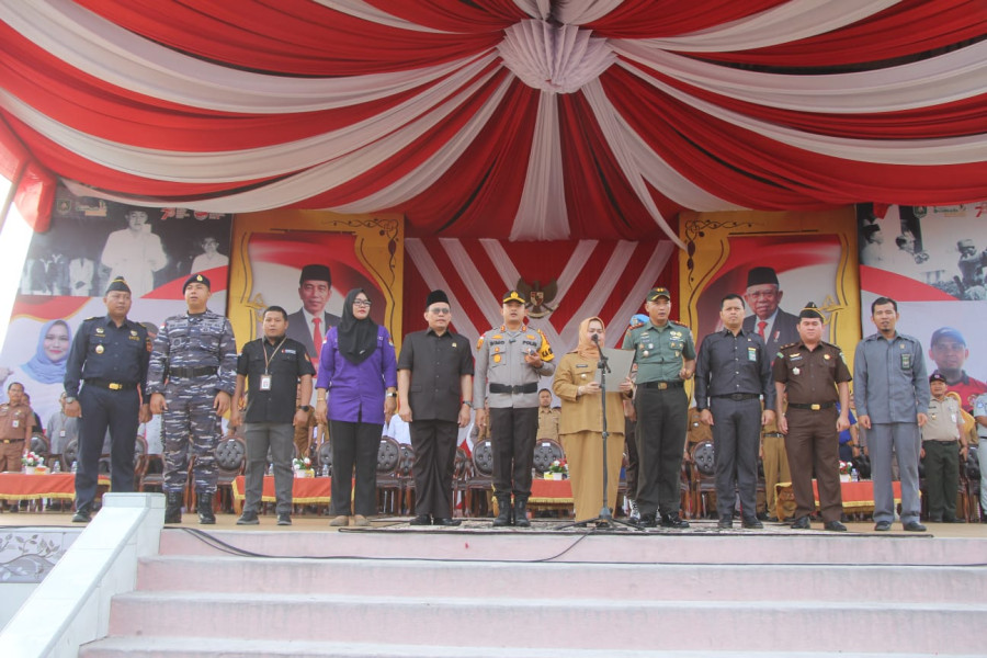 Ketua DPRD Bengkalis Khairul Umam Hadiri Simulasi Sispam Kota Untuk Pemilu