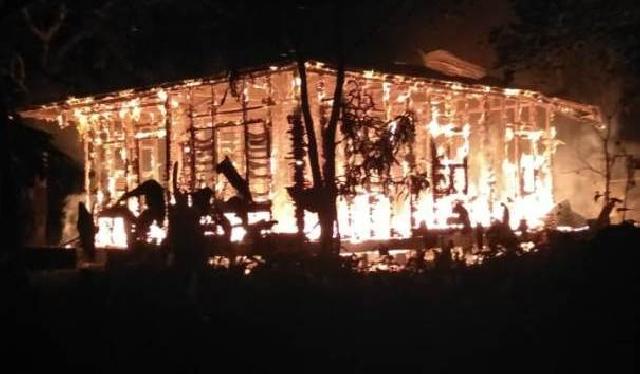 Rumah Milik Janda Tua di Rangsang Barat Habis Terbakar