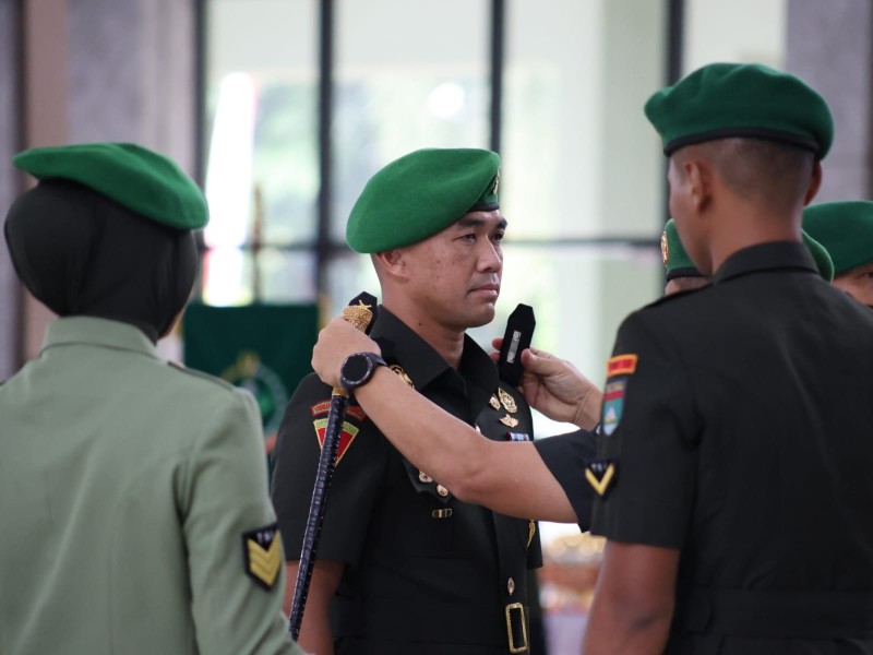 Pangdam XIX/Tuanku Tambusai Mutasi Empat Perwira dari Jabatan Strategis