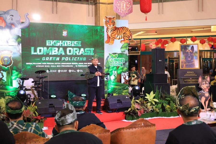 Ini Para Pemenang Puncak Ekshibisi Lomba Orasi Green Policing Polda Riau Tahun 2026