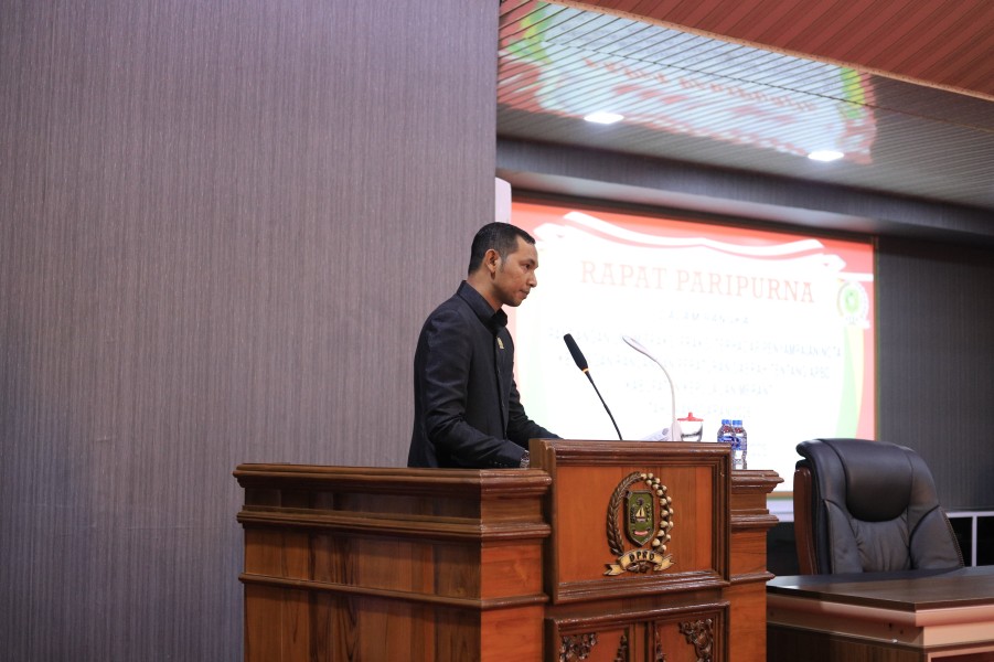 Ini Pandangan Umum Fraksi DPRD Meranti Terhadap Nota Keuangan RAPBD Tahun 2026