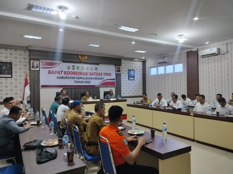 Cegah TPPO, Polres Kepulauan Meranti Gelar Rakor bersama Lintas Sektoral