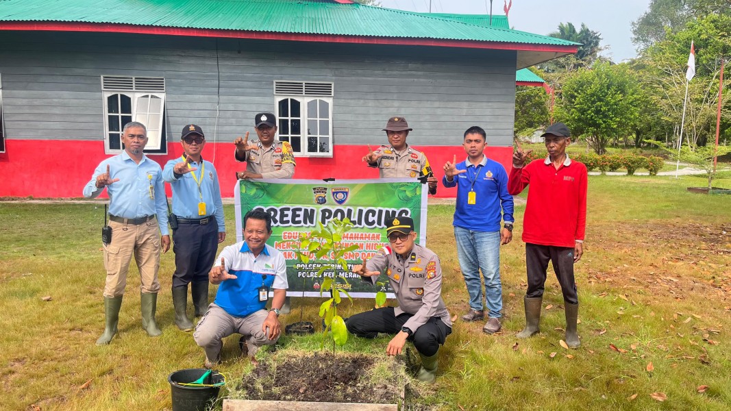 Program Green Policing Polres Kepulauan Meranti Rangkul Perusahaan dan Pelajar