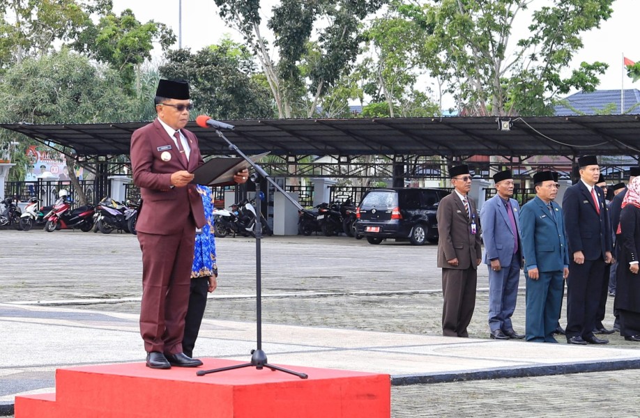 Bupati Asmar Pimpin Upacara Hari Kesaktian Pancasila