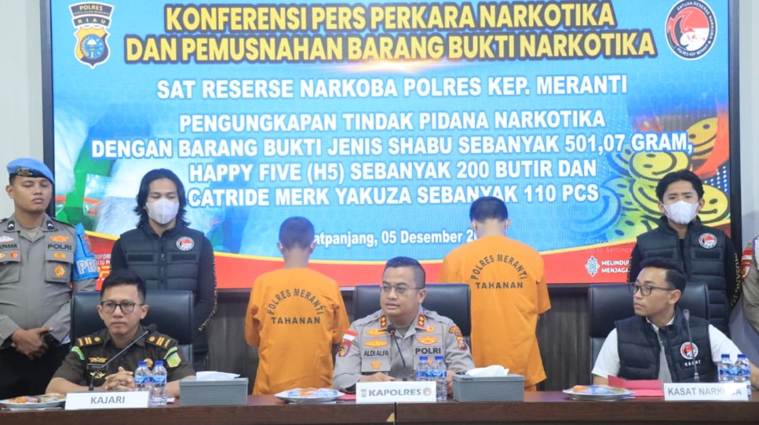 Tiga Kali Lolos, Warga Meranti Ditangkap Polisi Bawa Narkoba dari Malaysia
