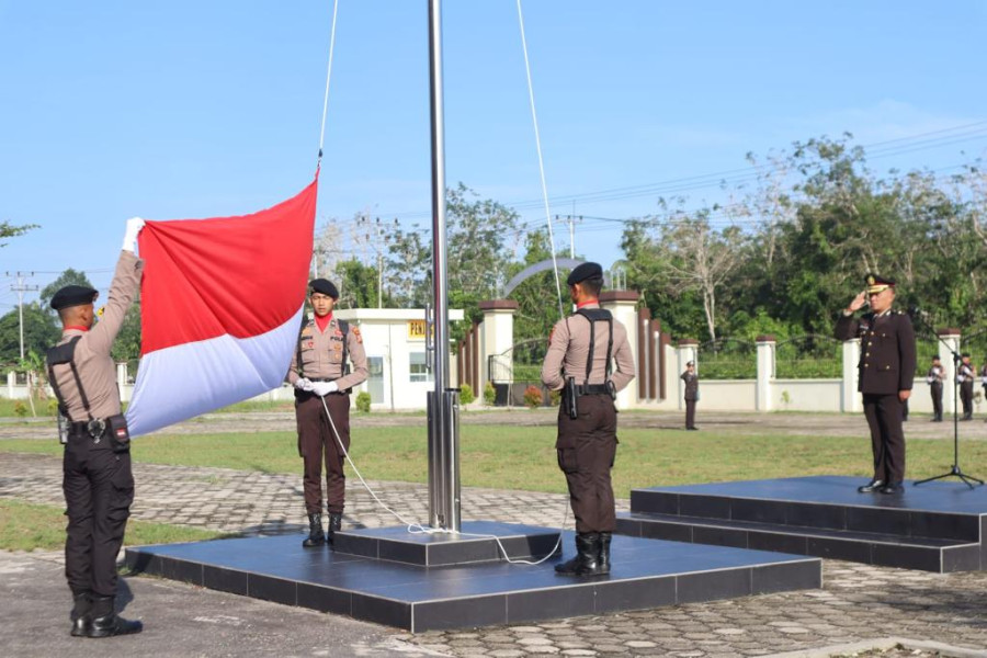 Polres Kepulauan Meranti Gelar Upacara Hari Pahlawan ke-78