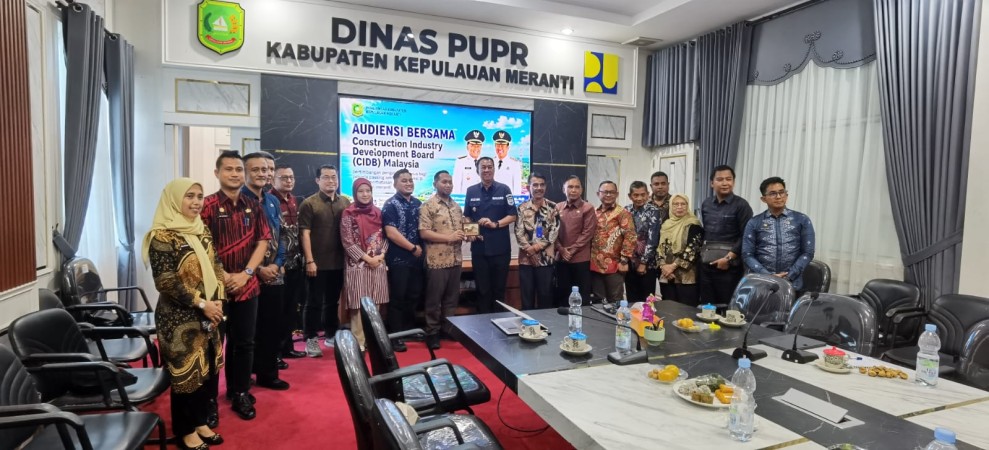 Pemkab Meranti Gandeng CIDB Malaysia Siapkan Tenaga Kerja Konstruksi Bersertifikat