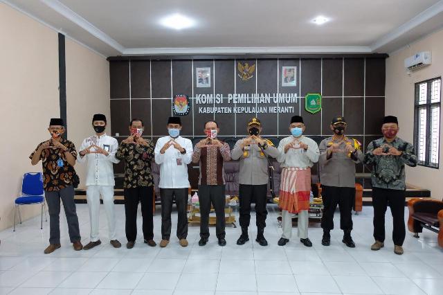 Kunjungi Meranti,  Kapolda Riau Ingatkan Tahapan Pilkada Harus Patuhi Protokol Kesehatan