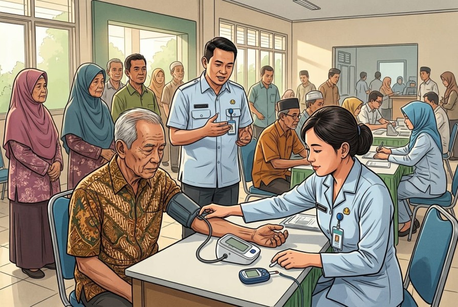 CKG Ungkap Diabetes dan Hipertensi Dominasi Temuan Penyakit Warga Pekanbaru