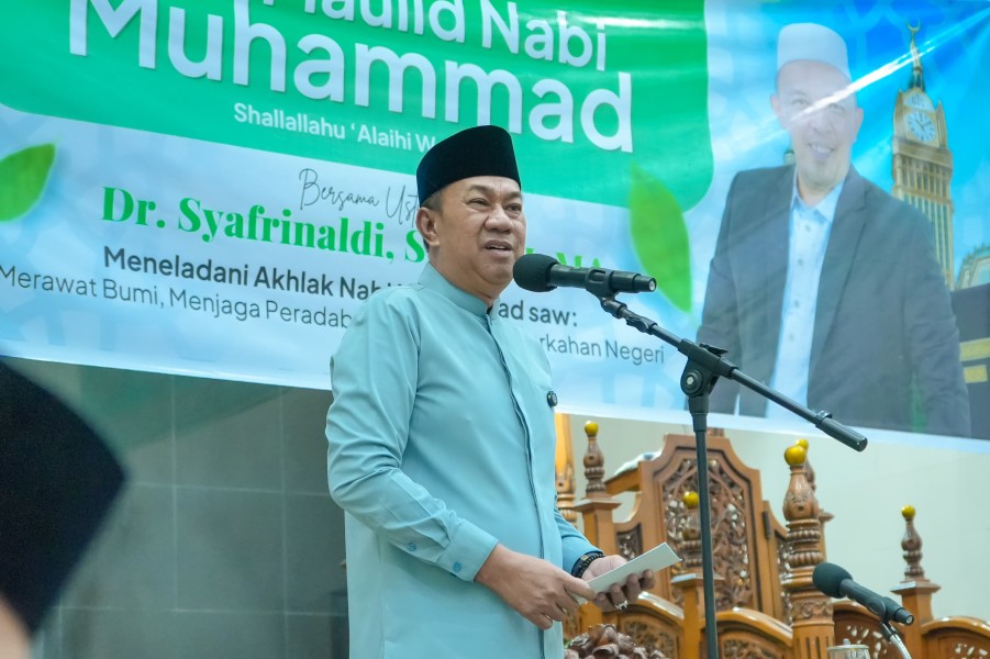 Maulid Nabi di Meranti, Wabup Muzamil Ajak Warga Teladani Akhlak Rasulullah dan Jaga Lingkungan