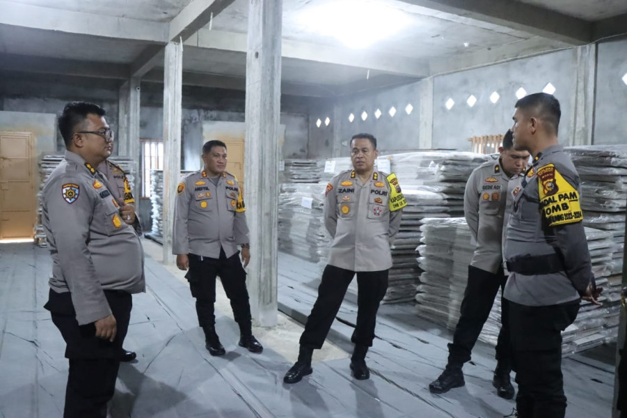 Tim Supervisi Polda Riau Cek Pengamanan Logistik Pemilu di Kepulauan Meranti