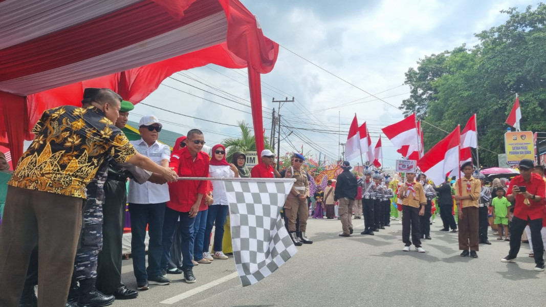 4.500 Pelajar Ikuti Karnaval Akbar di Selatpanjang