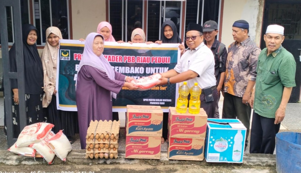 PBB Riau Salurkan Bantuan ke Panti Asuhan Amanah YKWI Pekanbaru