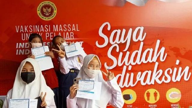 Vaksin Lanjutan BIN Daerah Riau Sasar Kalangan Santri