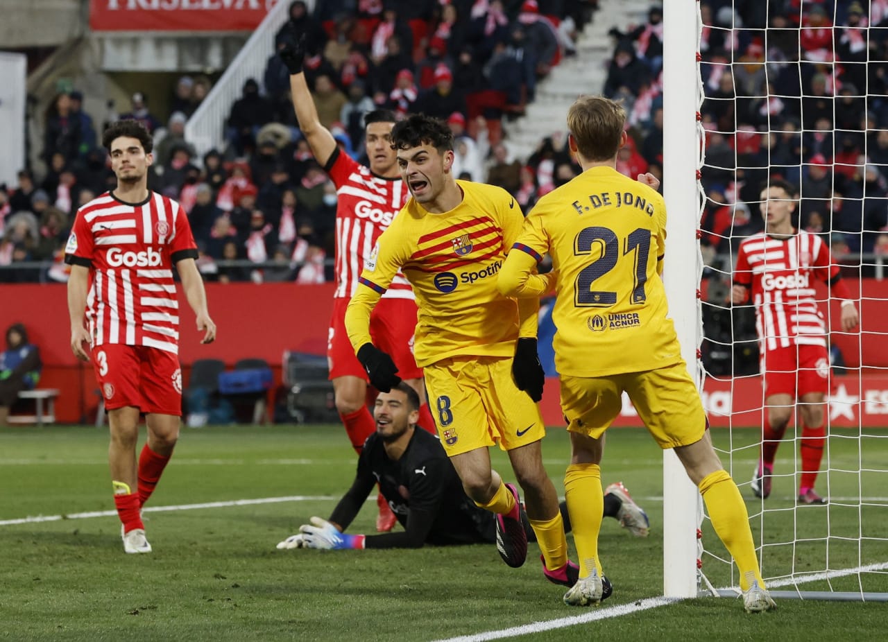 Hasil Liga Spanyol 2022-2023: Pedri Bawa Barcelona Kalahkan Girona 1-0