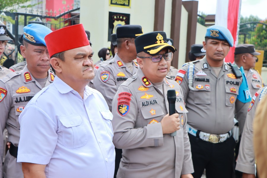 Kesiapan Polres Meranti Hadapi Kerusuhan Diuji Langsung Tim Penilai Polda Riau