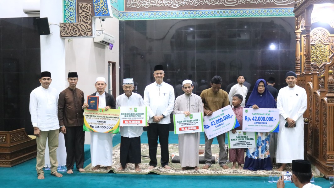 Sekda Sudandri Sambut Safari Ramadan Pemprov Riau di Meranti, Bantuan Disalurkan ke Masyarakat