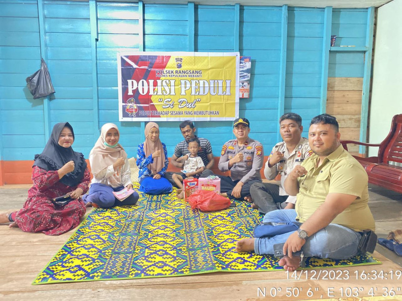 Program Si Dul Polsek Rangsang Bantu Balita Stunting