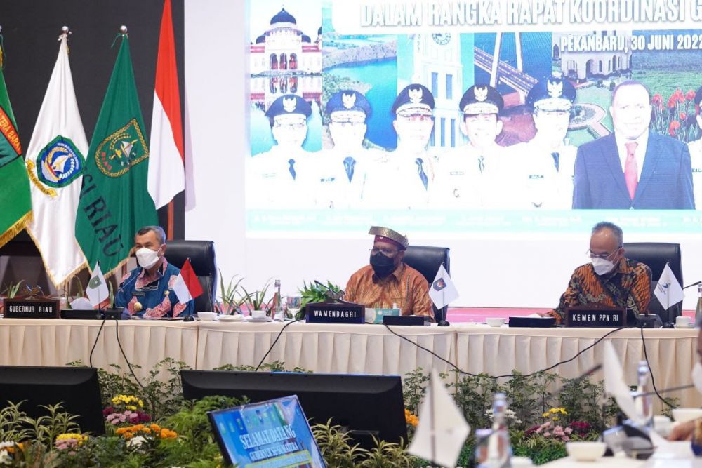 Tujuh Gubernur Hadiri Langsung Rakorgub Se Sumatera di Pekanbaru