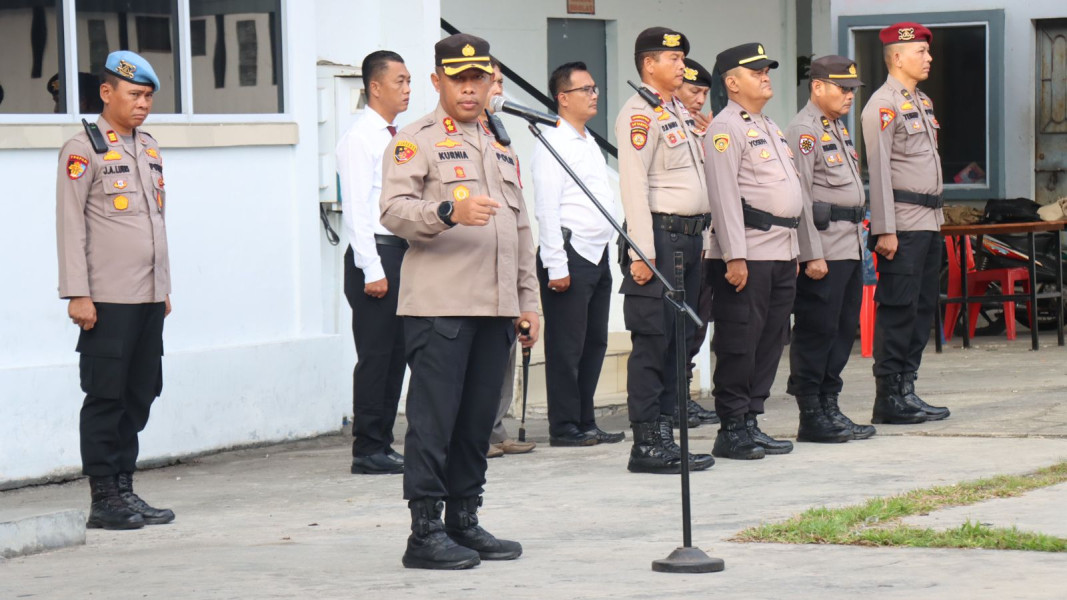 Polres Kepulauan Meranti Latih Personel Pengamanan Pilkada 2024