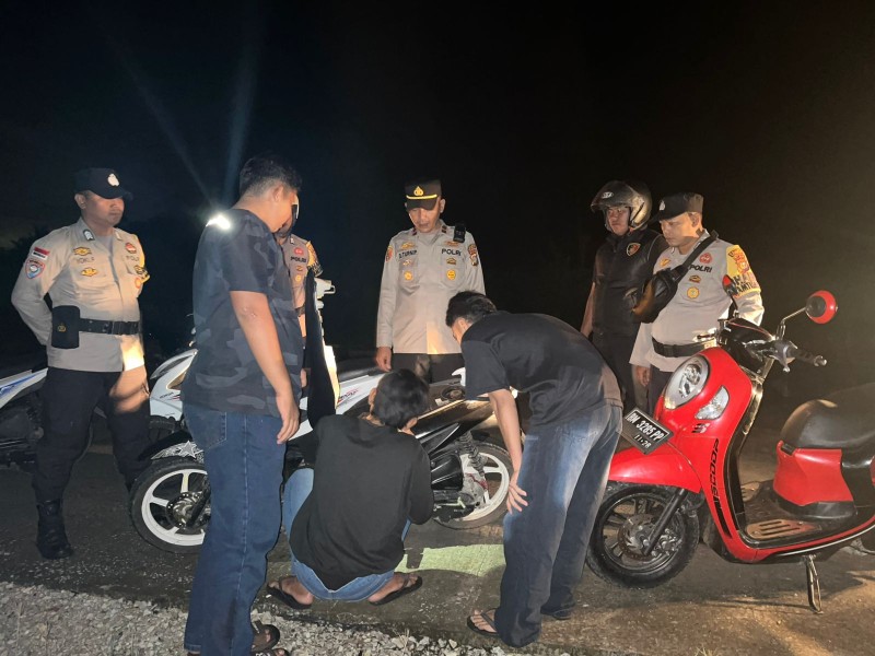 Polres Kepulauan Meranti Patroli Skala Besar Cegah Tindak Kejahatan dan Premanisme